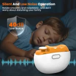 ناخن‌گیر برقی ایمن کودک با طراحی ارگونومیک و شارژ USB