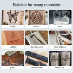 دستگاه لیزر حکاکی WAINLUX X1 با طراحی پرتابل و توان 10W/20W