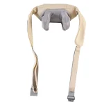 ماساژور بی‌سیم گردن و شانه با قابلیت گرمایش و کمپرس داغ، طراحی ارگونومیک و قابل حمل برای رفع خستگی و آرامش عضلات