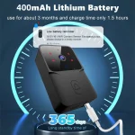 زنگ درب هوشمند وای‌فای بی‌سیم با کیفیت HD، مجهز به دید در شب، مکالمه دوطرفه و هشدار ضد سرقت برای امنیت خانه و آپارتمان