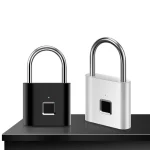 قفل هوشمند بی‌کلید YH3264 با طراحی مینی و سبک، مجهز به سنسور اثر انگشت و مناسب برای کمد، کشو، درب خانه، باشگاه و چمدان مسافرتی