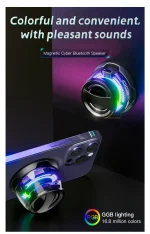 اسپیکر پرتابل مغناطیسی G200 Pro Mini با طراحی جیبی و قابلیت اتصال بلوتوثی