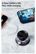 اسپیکر پرتابل مغناطیسی G200 Pro Mini با طراحی جیبی و قابلیت اتصال بلوتوثی