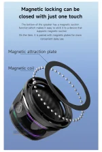 اسپیکر پرتابل مغناطیسی G200 Pro Mini با طراحی جیبی و قابلیت اتصال بلوتوثی