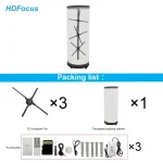 پنکه سه‌بعدی 3D هولوگرافیک HD-Focus مدل HD-F18-F180 | تبلیغاتی | مناسب فروشگاه‌ها