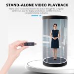 نمایشگر هولوگرافیک 5.5 اینچ Joueasy AI YZTMP | صفحه شفاف | تبلیغاتی و تعاملی