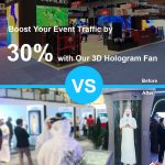 پنکه سه‌بعدی 3D هولوگرافیک HD-Focus مدل HD-F18-F180 | تبلیغاتی | مناسب فروشگاه‌ها