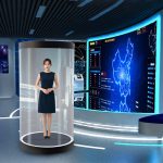 نمایشگر هولوگرافیک 5.5 اینچ Joueasy AI YZTMP | صفحه شفاف | تبلیغاتی و تعاملی