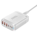 شارژر برقی 120 وات GaN مدل Portable با چهار پورت USB C و فناوری PD برای مک‌بوک و تلفن همراه