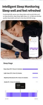 ساعت هوشمند دوکاره SOVOGUE T98 | نمایشگر AMOLED 1.43 اینچ | پایش ضربان قلب و ضدآب