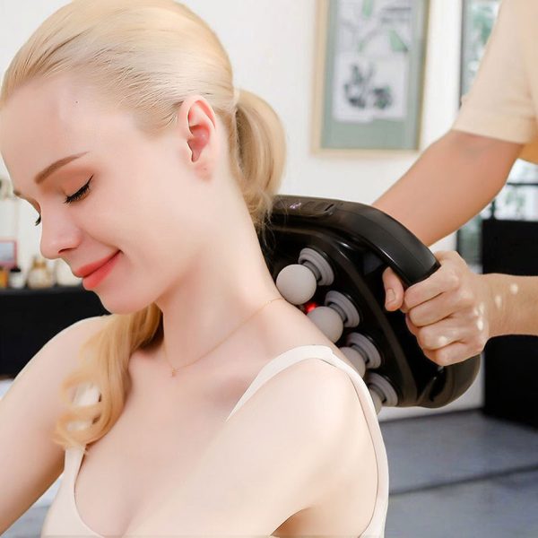 ماساژور بی‌سیم لویاو J35A | رهایی عضلات | 8 سر ماساژور | مناسب بدن و عضلات