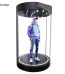 75 Inch Human Size Hologram Cabinet Transparent Screen Ai Interaction Holo Tube 3D Holographic Display