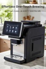 دستگاه قهوه‌ساز هوشمند Longbank با طراحی ایتالیایی و نمایشگر دیجیتال