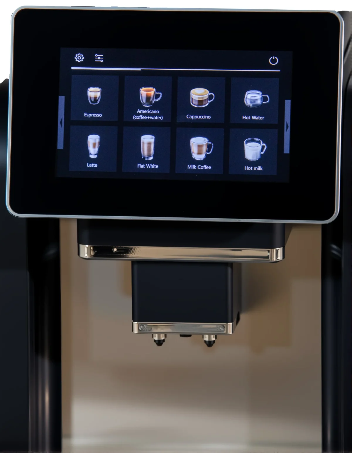 دستگاه قهوه‌ساز هوشمند Longbank با طراحی ایتالیایی و نمایشگر دیجیتال