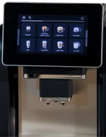 دستگاه قهوه‌ساز هوشمند Longbank با طراحی ایتالیایی و نمایشگر دیجیتال