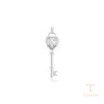 نمای نزدیک اویز ژوپینگ نگین‌دار کد 14P2521901