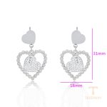 نمای نزدیک گوشواره ژوپینگ مناسب پوست حساس کد A00863936