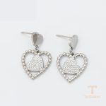 نمای مدل قفل و اتصالات گوشواره ژوپینگ وزن 5.34 گرم کد A00863936
