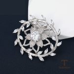 نمای نزدیک اویز ژوپینگ نگین‌دار رنگ ثابت کد A00902699