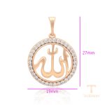 جزییات و نمای نزدیک اویز ژوپینگ طول Free وزن 2 گرم کد X000458874