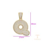 نمای نزدیک اویز ژوپینگ رنگ ثابت کد X000694859