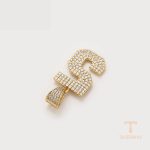 نمای نزدیک اویز ژوپینگ رنگ ثابت کد X000709161
