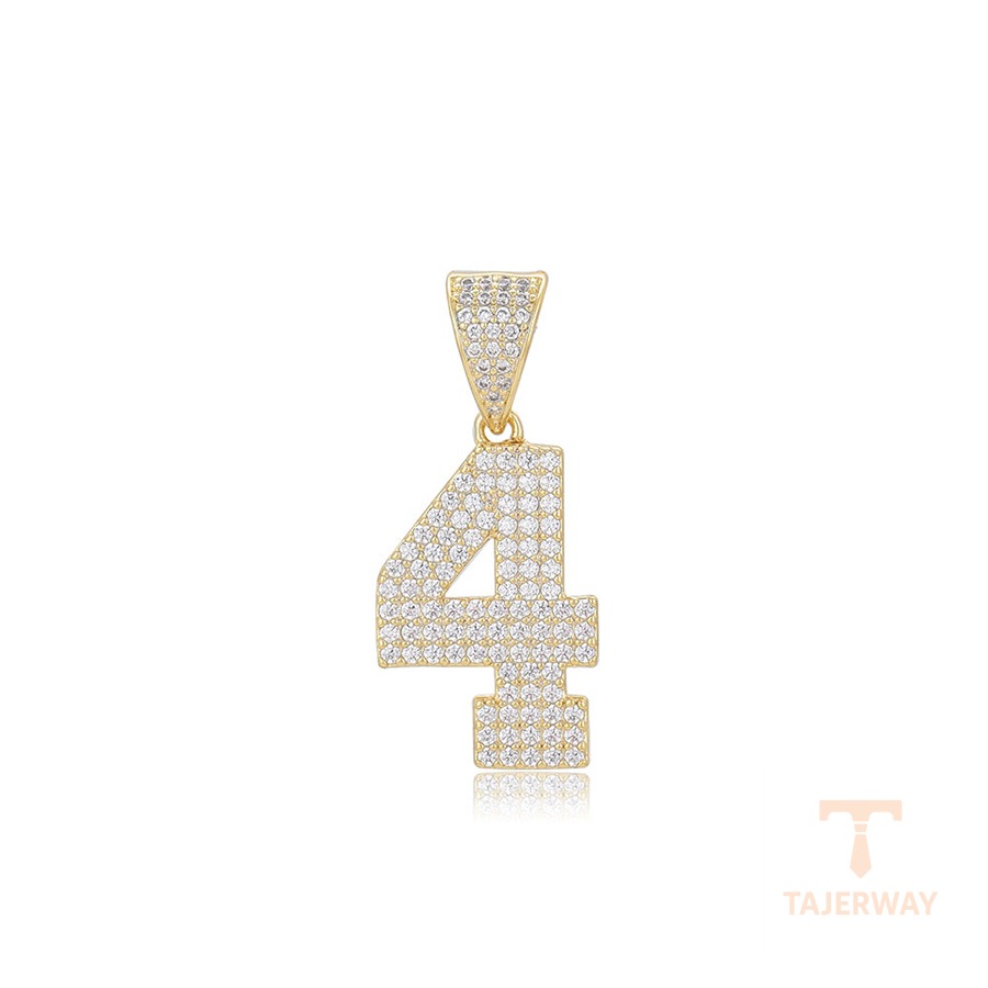 اویز ژوپینگ رنگ طلایی طرح طلا ۱۴ عیار کد X000709162