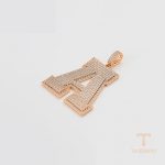 نمای نزدیک اویز ژوپینگ نگین‌دار کد X000760238