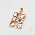 جزییات و نمای نزدیک اویز ژوپینگ طول Free وزن 14.35 گرم کد X000800256