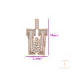 جزییات و نمای نزدیک اویز ژوپینگ طول Free وزن 15 گرم کد X000800257