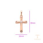 جزییات و نمای نزدیک اویز ژوپینگ طول Free وزن 2 گرم کد X000832052