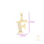 نمای نزدیک اویز ژوپینگ نگین‌دار رنگ ثابت کد X000906548
