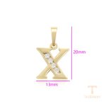 جزییات و نمای نزدیک اویز ژوپینگ وزن 1.14 گرم کد X000941839