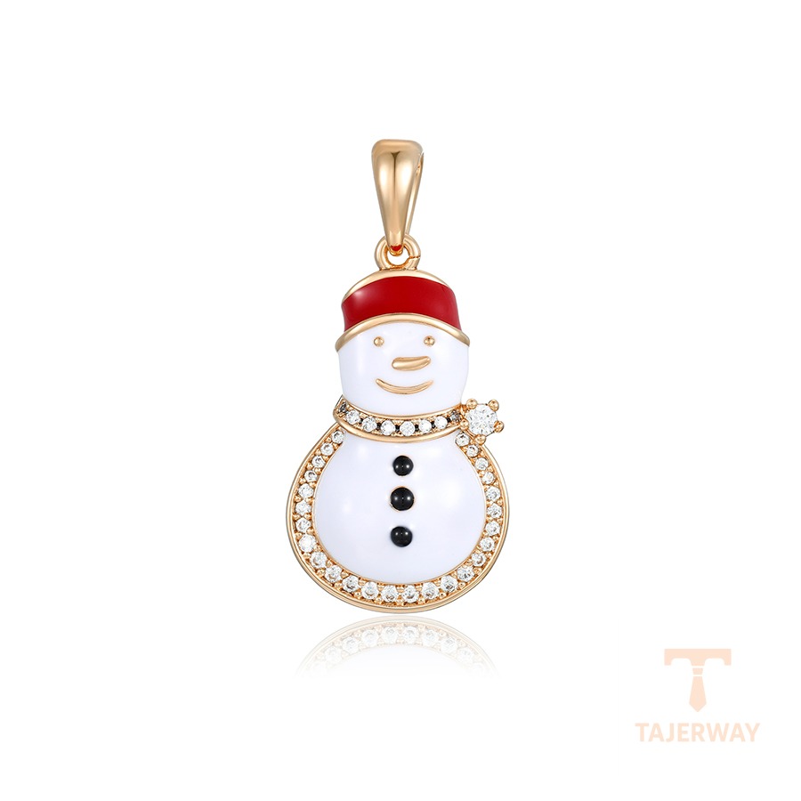 اویز ژوپینگ رنگ طلایی طرح طلا ۱۸ عیار کد X000954312