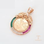 جزییات و نمای نزدیک اویز ژوپینگ طول Free وزن 44.86 گرم کد 14P2521910
