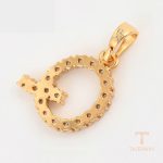 جزییات و نمای نزدیک اویز ژوپینگ وزن 1.1 گرم کد 36052