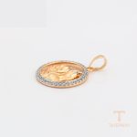 اویز ژوپینگ نگین‌دار کد A00739813