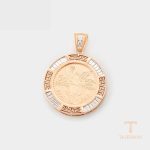جزییات و نمای نزدیک اویز ژوپینگ طول Free وزن 39.46 گرم کد A00853511