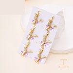 نمای نزدیک اویز ژوپینگ نگین‌دار رنگ ثابت کد pendant-290-24