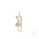 اویز ژوپینگ نگین‌دار کد S00141634