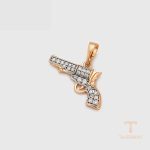 جزییات و نمای نزدیک اویز ژوپینگ طول Free وزن 0.93 گرم کد X000032641