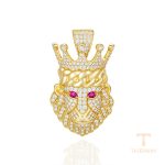 نمای نزدیک اویز ژوپینگ نگین‌دار رنگ ثابت کد X000442648