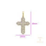 جزییات و نمای نزدیک اویز ژوپینگ وزن 3.58 گرم کد X000640437