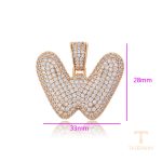 نمای نزدیک اویز ژوپینگ نگین‌دار کد X000692983