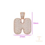 نمای نزدیک اویز ژوپینگ نگین‌دار کد X000692984