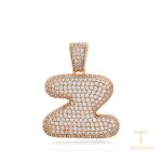 اویز ژوپینگ رنگ طلایی طرح طلا ۱۸ عیار نگین‌دار کد X000692987