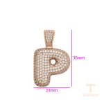 نمای نزدیک اویز ژوپینگ نگین‌دار کد X000692993