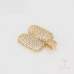 جزییات و نمای نزدیک اویز ژوپینگ وزن 8.13 گرم کد X000694856