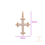 نمای نزدیک اویز ژوپینگ نگین‌دار کد X000714464