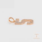جزییات و نمای نزدیک اویز ژوپینگ طول Free وزن 22.77 گرم کد X000716961